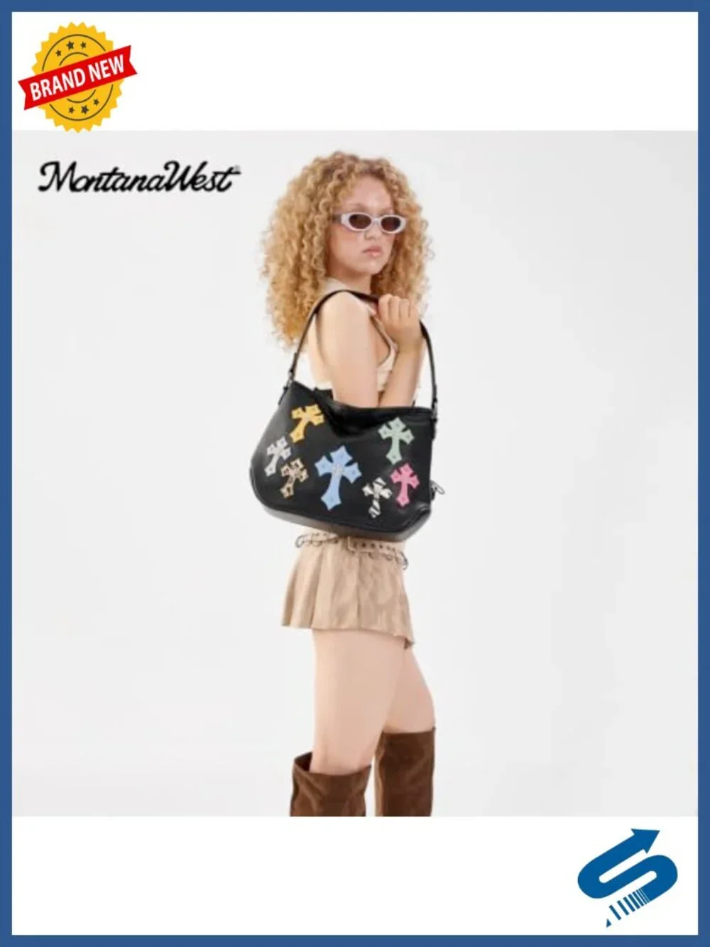 Medium Faux Leather Hobo Shoulder Bag Lightweight for Work Travel